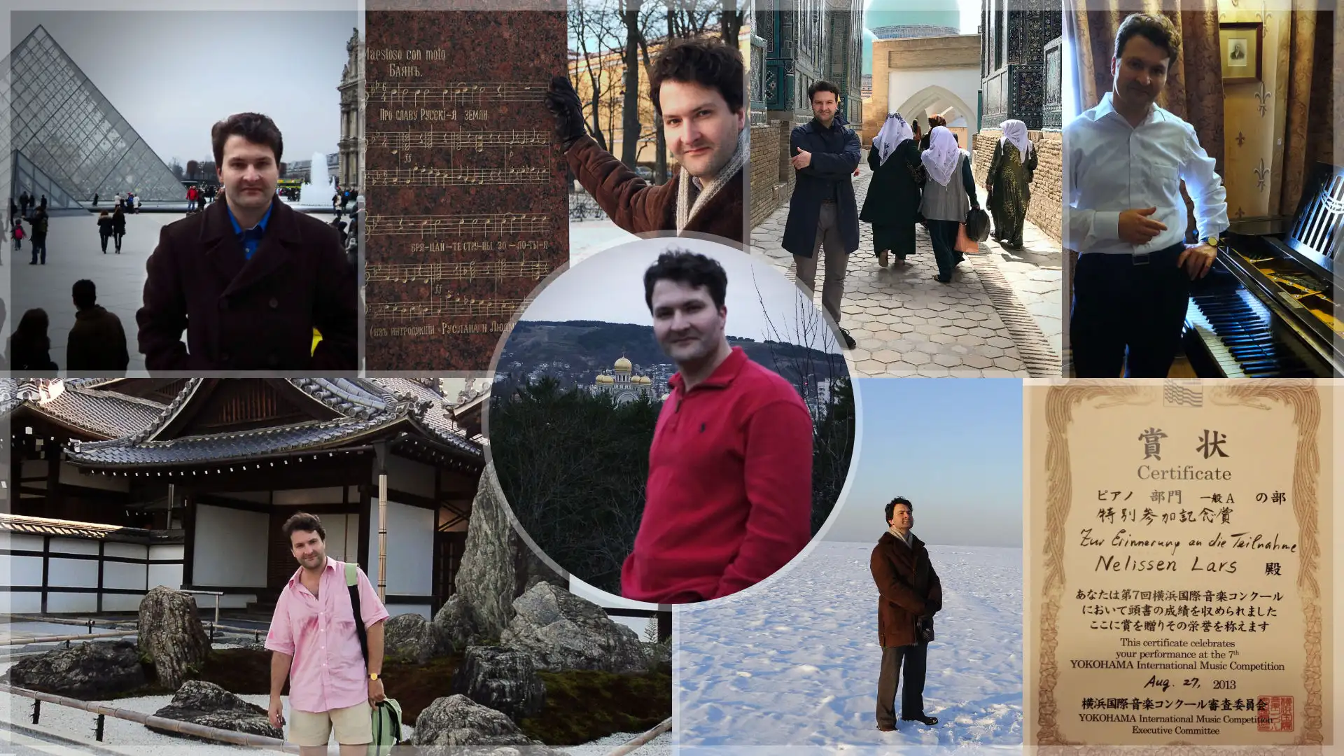 Collage buitenland reizen Lars Nelissen